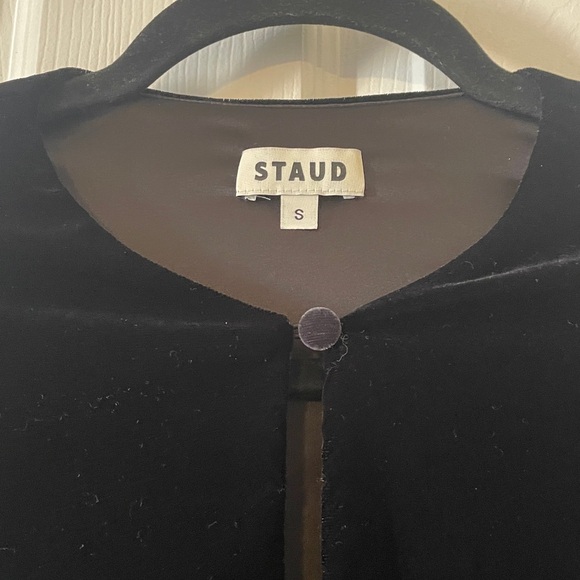 STAUD Black Long Sleeve Dress - Picture 4 of 11